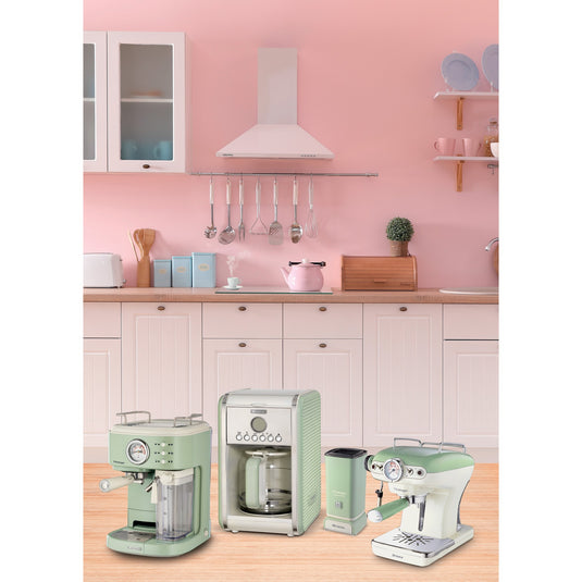 Ariete vintage american coffee machine 1342 04 koffieapparaat (lichtgroen)