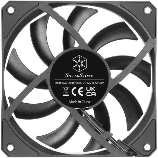 Silverstone air slimmer 120 case fan (zwart, 120 x 15 x 120 mm, pwm)