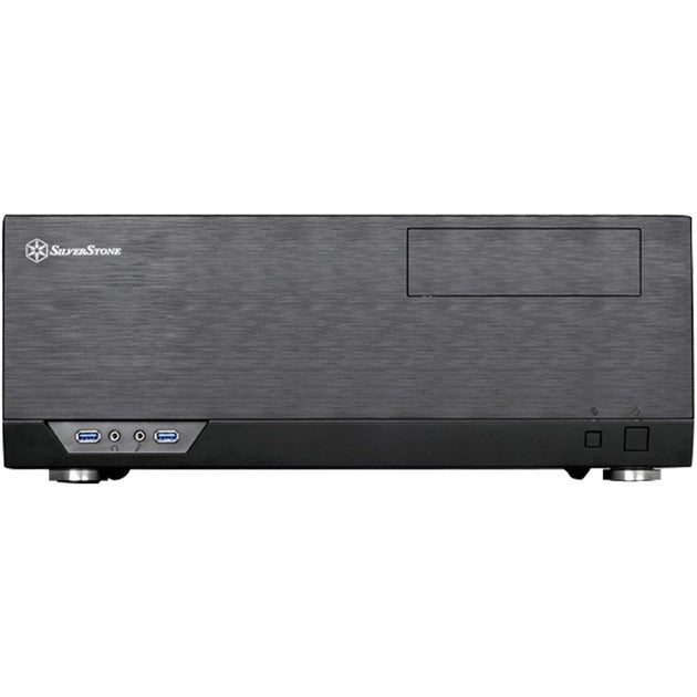 Afbeelding laden in galerijviewer, Silverstone sst-gd09b htpc behuizing (zwart | 2x usb-a)
