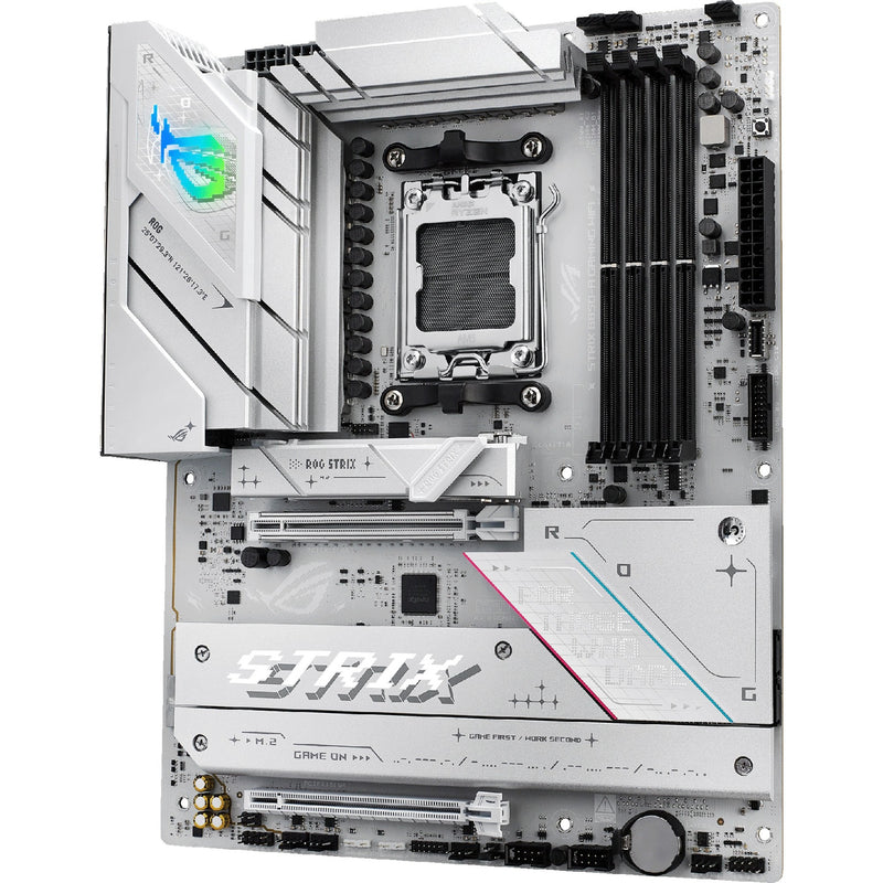 Afbeelding laden in galerijviewer, Asus rog strix b850-a gaming wifi socket am5 moederbord (wit, 2.5gb-lan, wi-fi 7, bt, sound, atx)
