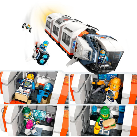 Lego city - modulair ruimtestation constructiespeelgoed (60433)