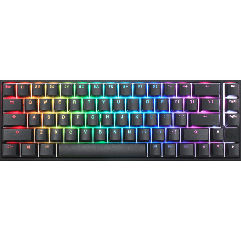 Afbeelding laden in galerijviewer, Ducky mecha pro sf rgb mechanisch toetsenbord (zwart, us lay-out (qwerty), cherry mx red, 65%, rgb leds, pbt double-shot)
