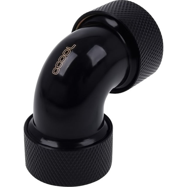 Afbeelding laden in galerijviewer, Alphacool eiszapfen 16mm ht fitting l-connector 90° aansluiting (zwart)
