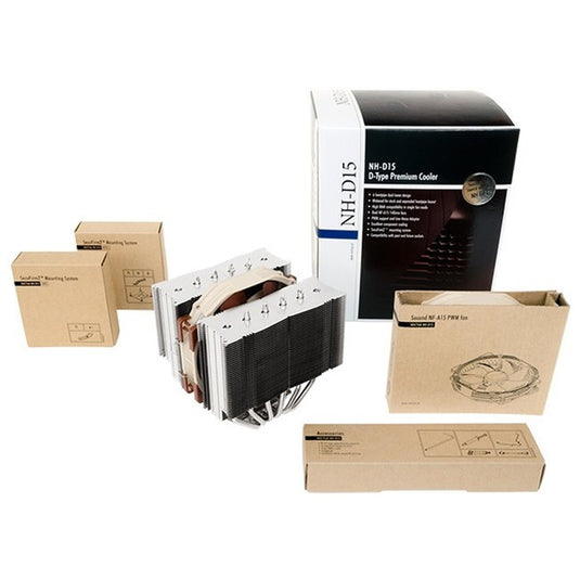 Noctua nh-d15 cpu-koeler (4-pins pwm fan-connector)