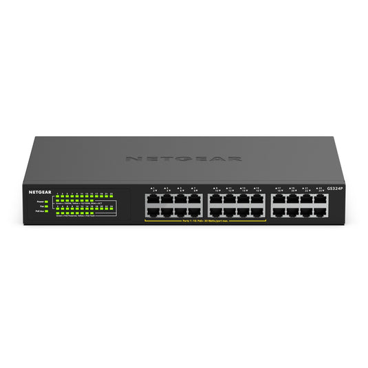 Abi schakelaar netgear gs324p-100eus gs324p zwart