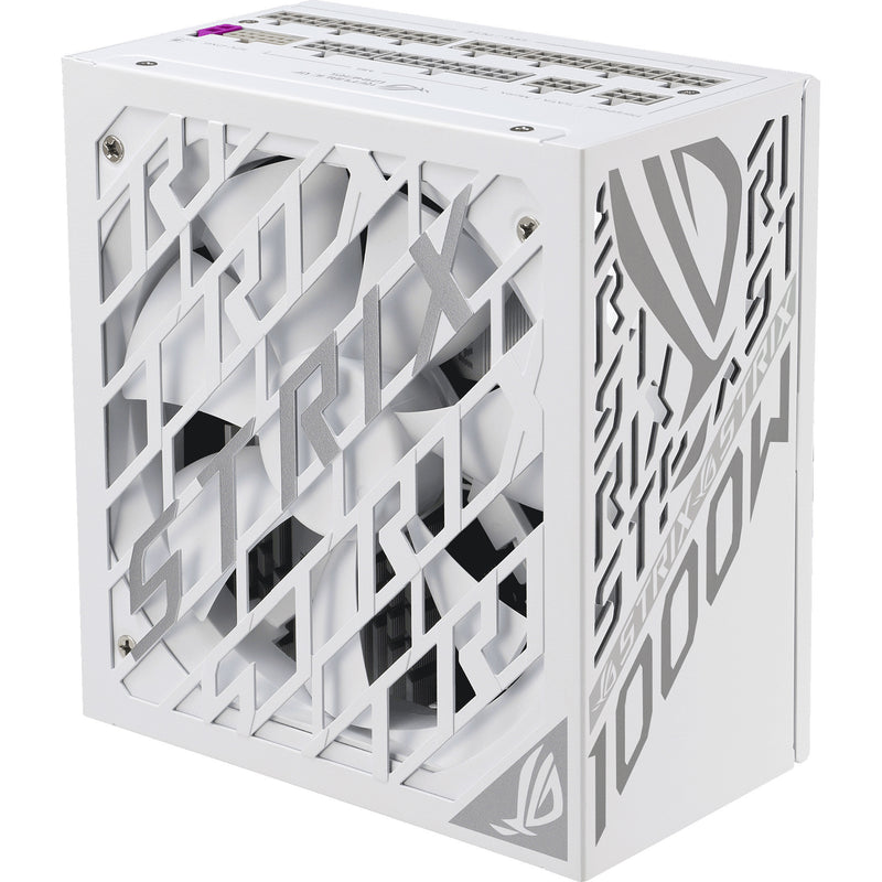 Afbeelding laden in galerijviewer, Asus rog strix platinum white edition modulaire 1000 watt voeding (wit, 1x 12v-2x6, 4x pcie)

