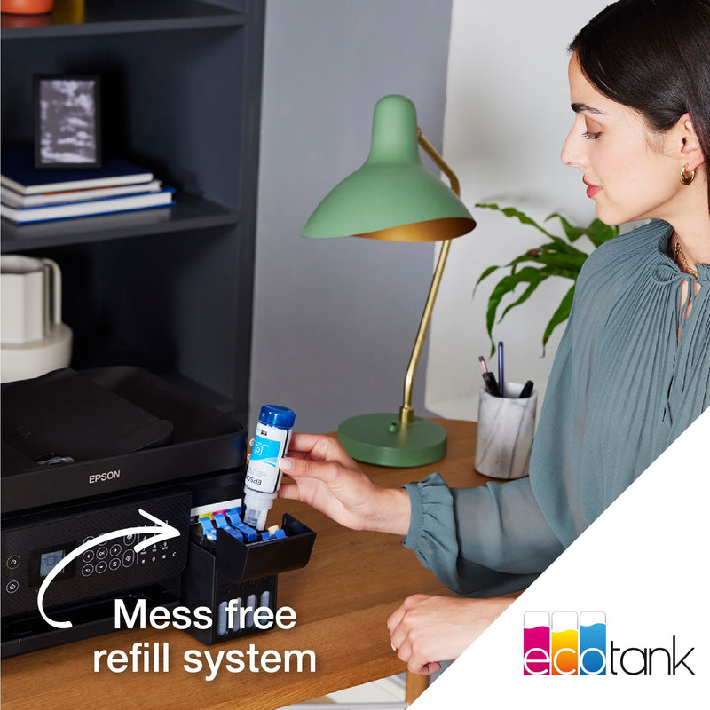 Afbeelding laden in galerijviewer, Epson ecotank et-4800 all-in-one inkjetprinter met faxfunctie (zwart)
