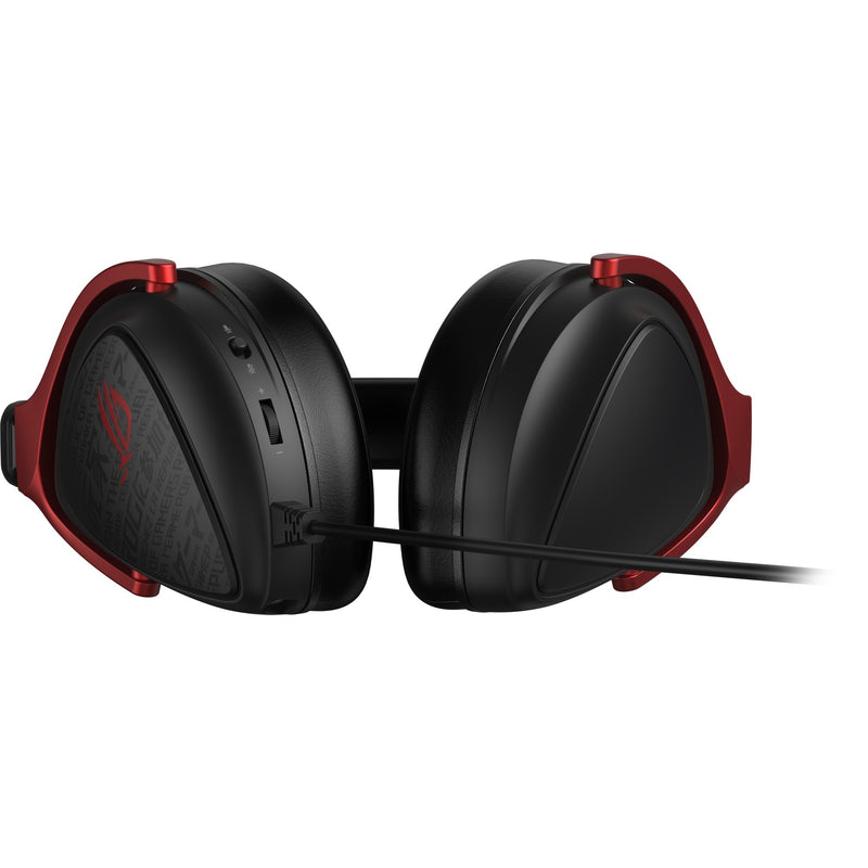 Afbeelding laden in galerijviewer, Asus rog delta s core over-ear gaming headset (zwart rood, pc, playstation 4, playstation 5, xbox one, xbox series x|s, nintendo switch)

