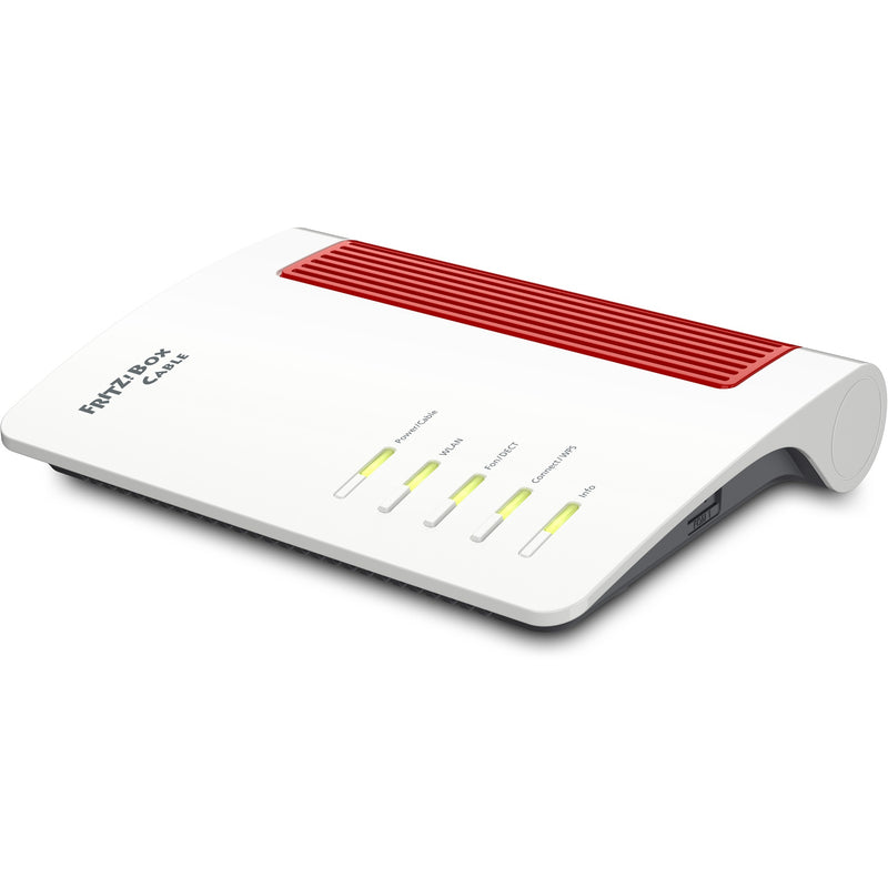 Afbeelding laden in galerijviewer, Fritz! box 6660 cable international router (wit rood, mesh wi-fi)
