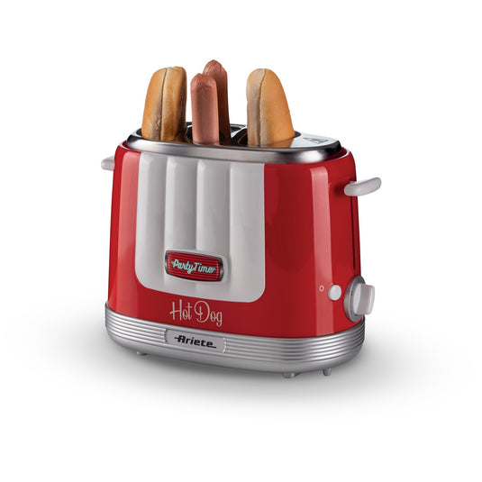 Ariete party time hotdogmaker 0206 00 hot dog maker (rood wit)