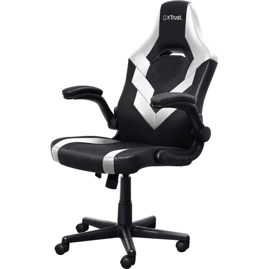 Trust gxt 703w riye gamingstoel (zwart wit)