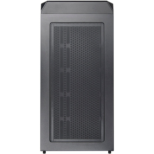 Silverstone sst-sed1-b midi tower behuizing (zwart | 2x usb-a | 1x usb-c)