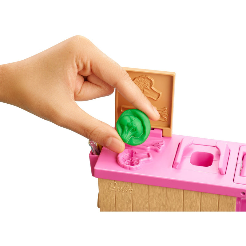 Afbeelding laden in galerijviewer, Barbie noodle bar speelset en pop
