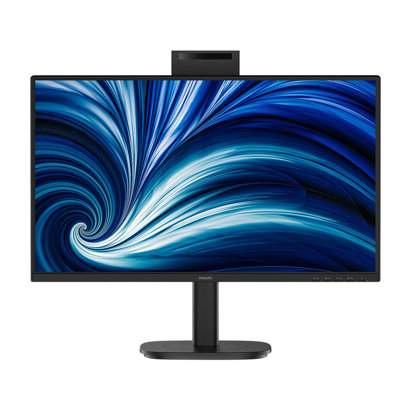 Afbeelding laden in galerijviewer, Philips 24b2n3200jh 00 23.8 monitor (zwart, vga, hdmi, displayport, usb-c, webcam, 120 hz)
