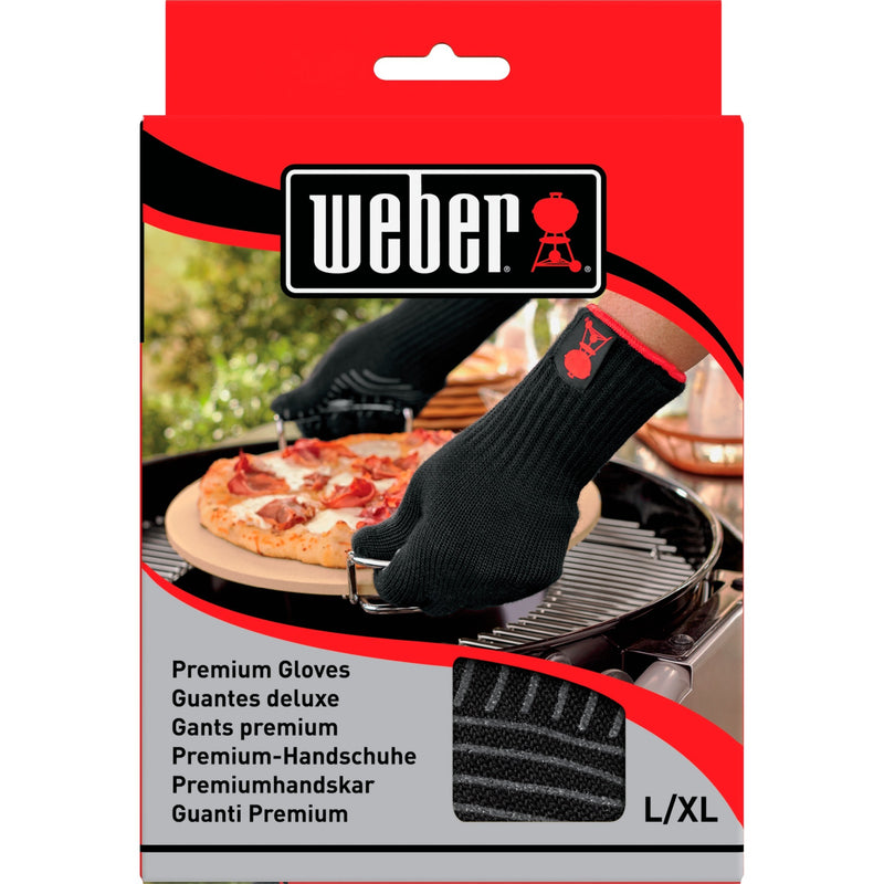 Afbeelding laden in galerijviewer, Weber premium handschoenen (zwart, maat l xl)
