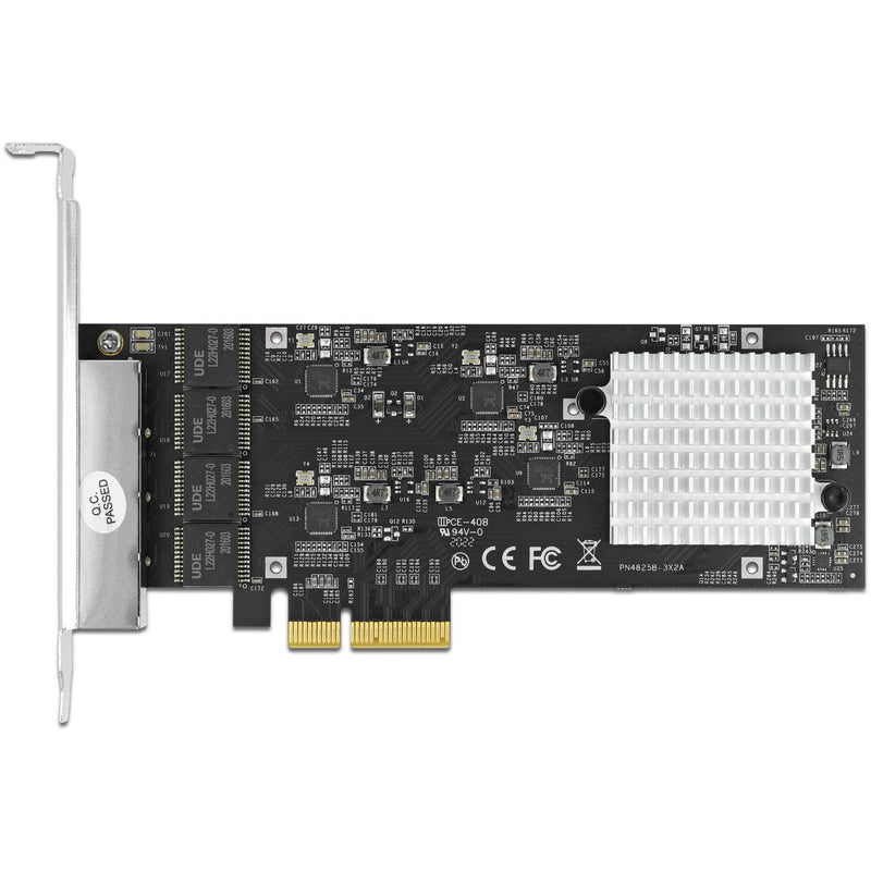 Afbeelding laden in galerijviewer, Delock pci express x4 naar 4 x rj45 2,5 gbe netwerkadapter
