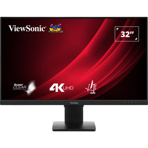 Viewsonic vg3208-4k 32 monitor (zwart (mat), 2x hdmi | 1x displayport | hdr10)