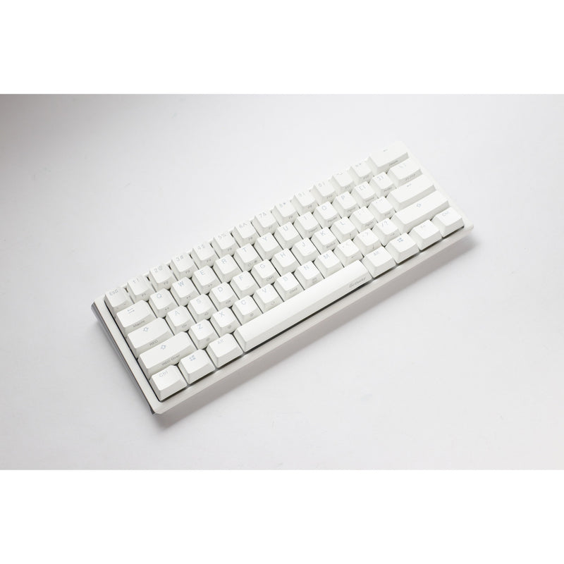 Afbeelding laden in galerijviewer, Ducky one 3 classic pure white mini rgb mechanisch toetsenbord (wit, us lay-out (qwerty), cherry mx red, 60%, rgb led, double-shot pbt, hot-swappable, quack mechanics)
