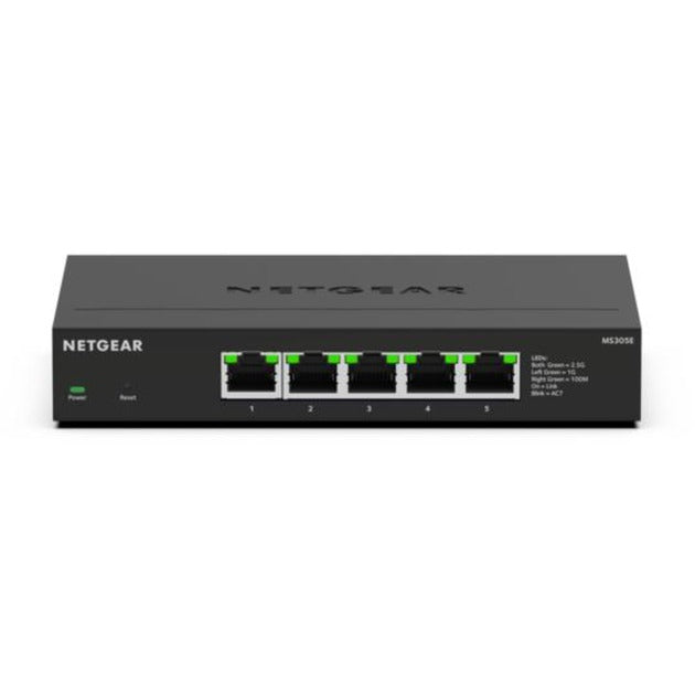 Afbeelding laden in galerijviewer, Netgear 5-port 2.5g multi-gigbit ethernet plus switch (ms305e) (zwart, managed)
