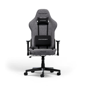 Dxracer prince l grey fabric gamestoel (grijs)