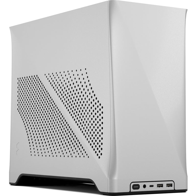 Afbeelding laden in galerijviewer, Fractal design era 2 silver mini tower behuizing (zilver | 2x usb-a | 1x usb-c)
