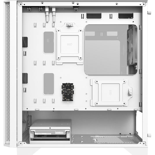 Montech air 100 argb mini tower behuizing (wit | 3x usb-a | tempered glass)