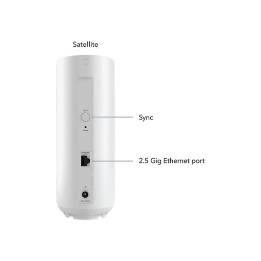 Netgear orbi 370 wifi mesh systeem, dual-band wifi 7-mesh systeem, 3 stuks mesh router (wit, 1x orbi wifi 7-router (rbe371), 2x orbi wifi 7-satellieten (rbe370))