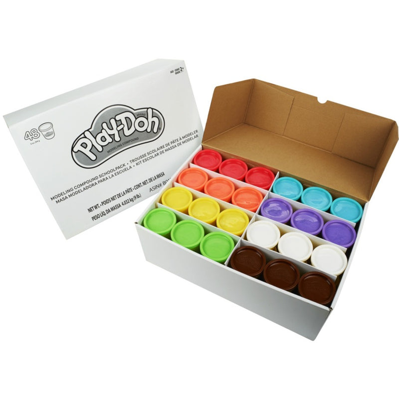 Afbeelding laden in galerijviewer, Hasbro play-doh modeling compound schoolpack klei (48 stuks)
