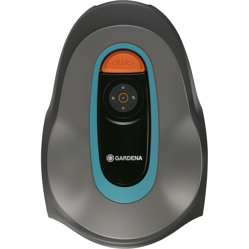Afbeelding laden in galerijviewer, Gardena robotmaaier sileno minimo 250 (grijs turquoise, 250 m², li-ion accu + basisstation inbegrepen, bluetooth)

