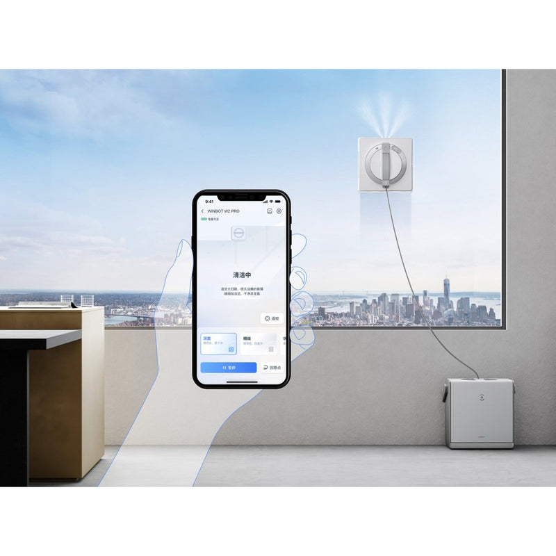 Afbeelding laden in galerijviewer, Ecovacs winbot w2 omni robot raamreiniger (wit)
