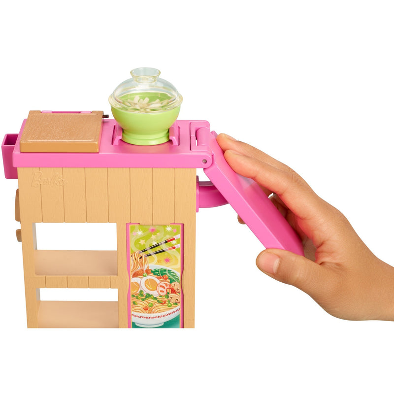Afbeelding laden in galerijviewer, Barbie noodle bar speelset en pop
