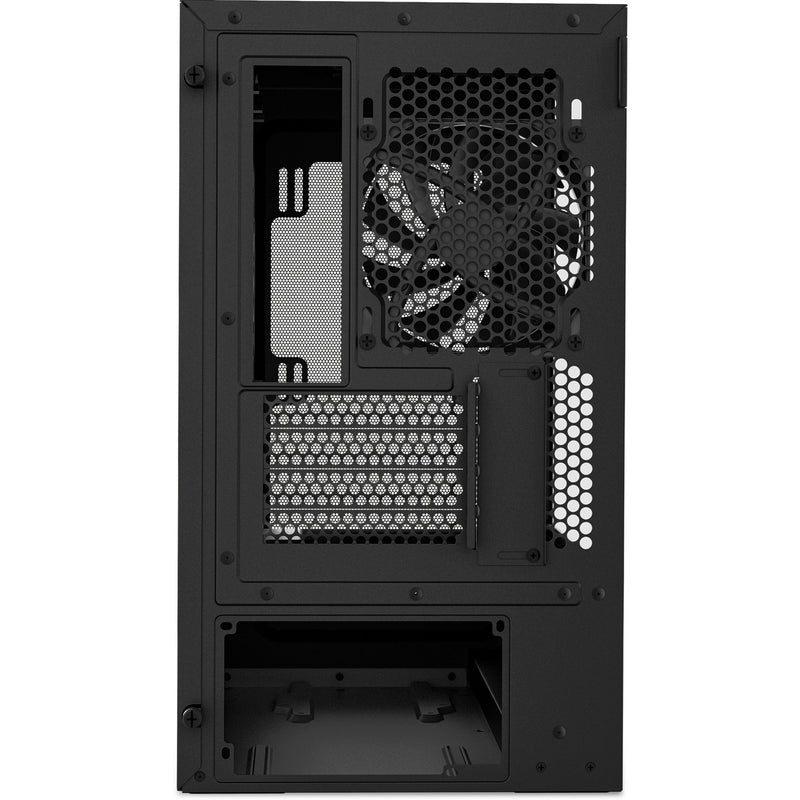 Afbeelding laden in galerijviewer, Nzxt h3 flow midi tower behuizing (zwart (mat) | 1x usb-a | 1x usb-c | tempered glass)
