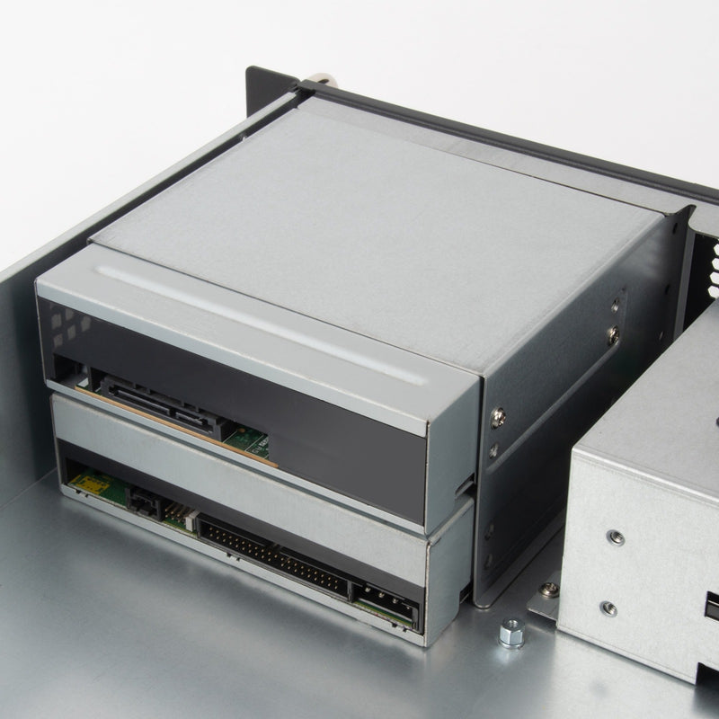 Afbeelding laden in galerijviewer, Silverstone rm23-502-mini rack behuizing (grijs zwart)
