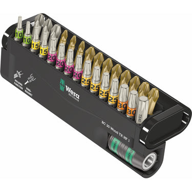 Wera bit-check 30 wood tx hf 1 bitset (30‑delig)