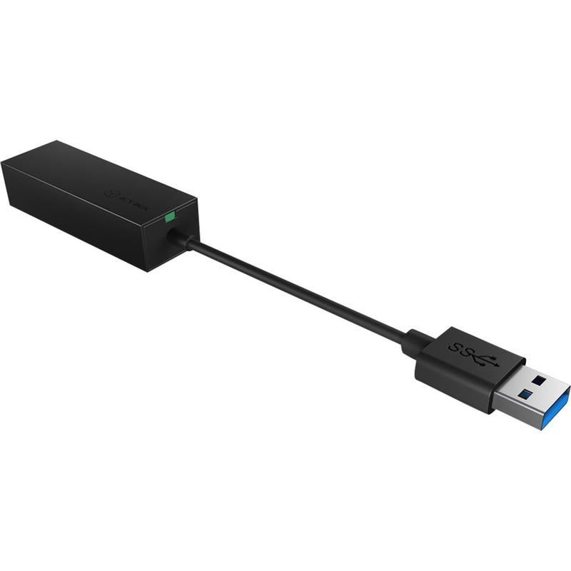 Afbeelding laden in galerijviewer, Icy box ib-ac501a, usb 3.0 > rj-45 adapter (zwart)
