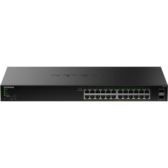 Netgear gs324tpv2 switch (zwart, 190w poe budget)