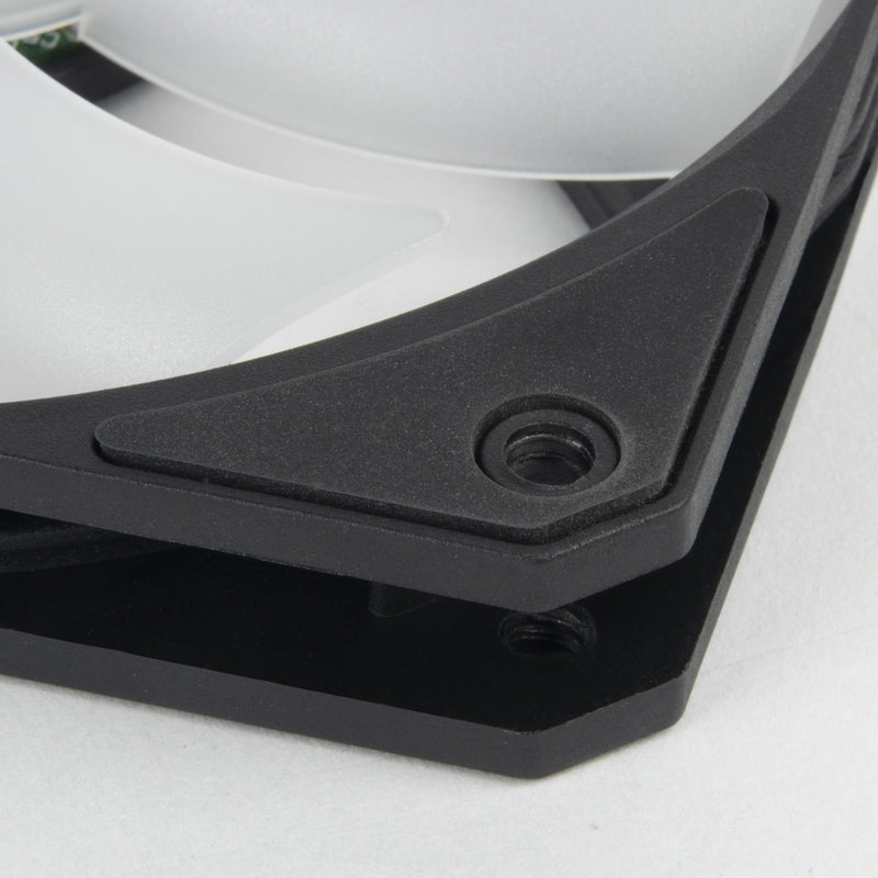 Afbeelding laden in galerijviewer, Silverstone air slimmer 120 argb case fan (zwart, 120 x 120 x 15 mm, pwm)
