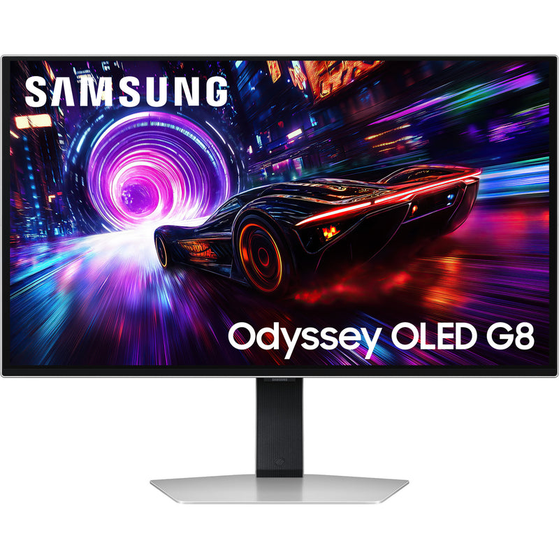 Afbeelding laden in galerijviewer, Samsung odyssey oled g8 g81sf 27 4k uhd gaming monitor (zilver, 2x hdmi, displayport, 2x usb-a, usb-b)
