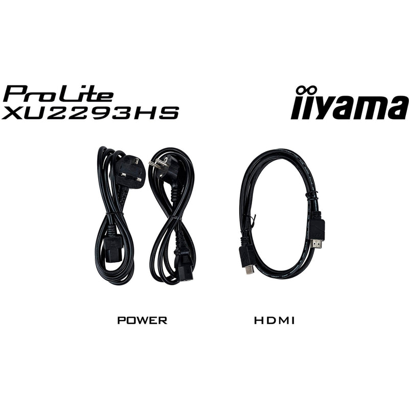 Afbeelding laden in galerijviewer, Iiyama prolite xu2293hs-b6 21.5 monitor (zwart (mat), hdmi, displayport)
