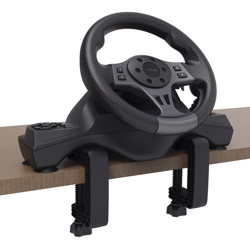 Afbeelding laden in galerijviewer, Trust gxt 289 movi racestuur stuur (zwart, pc, xbox series x s, switch, playstation 4)
