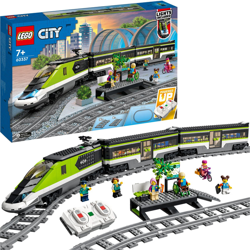 Afbeelding laden in galerijviewer, Lego city treinen passagierssneltrein - 60337
