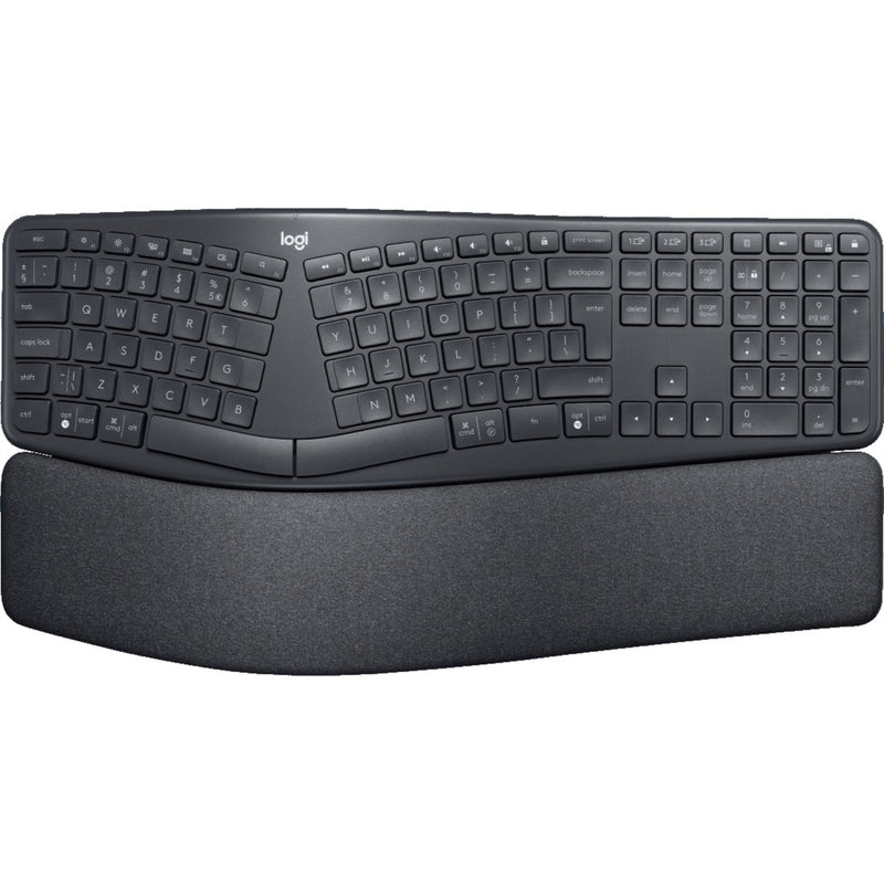Afbeelding laden in galerijviewer, Logitech k860 ergo keyboard (zwart, 100%, bluetooth, us international iso)
