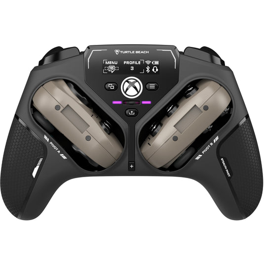 Turtle beach stealth pivot draadloze slimme controller (zwart, 2,4 ghz bluetooth usb, pc, xbox, android)