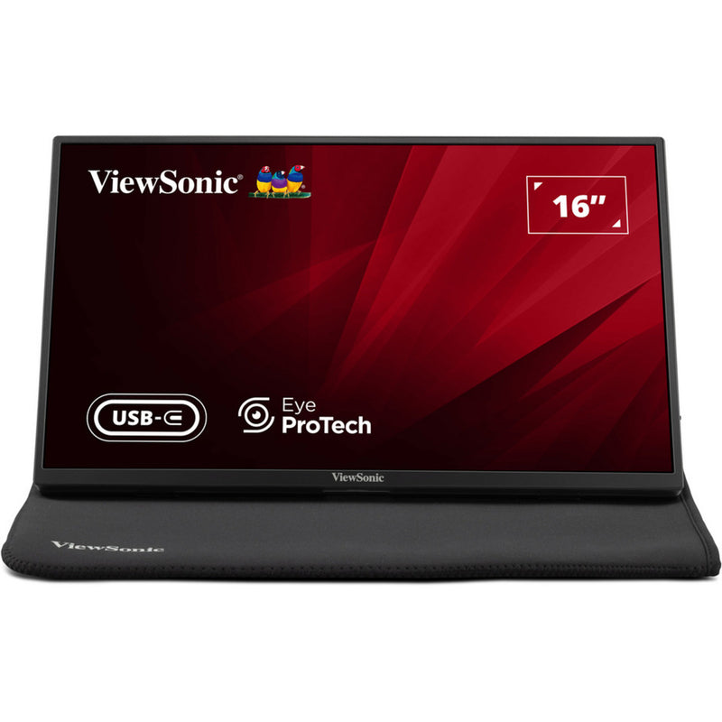 Afbeelding laden in galerijviewer, Viewsonic va1650 lichtgewicht draagbare monitor 16 (zwart, 1x hdmi, usb-c)
