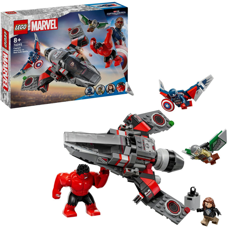 Afbeelding laden in galerijviewer, Lego marvel - captain america vs. rode hulk duel constructiespeelgoed (76292)
