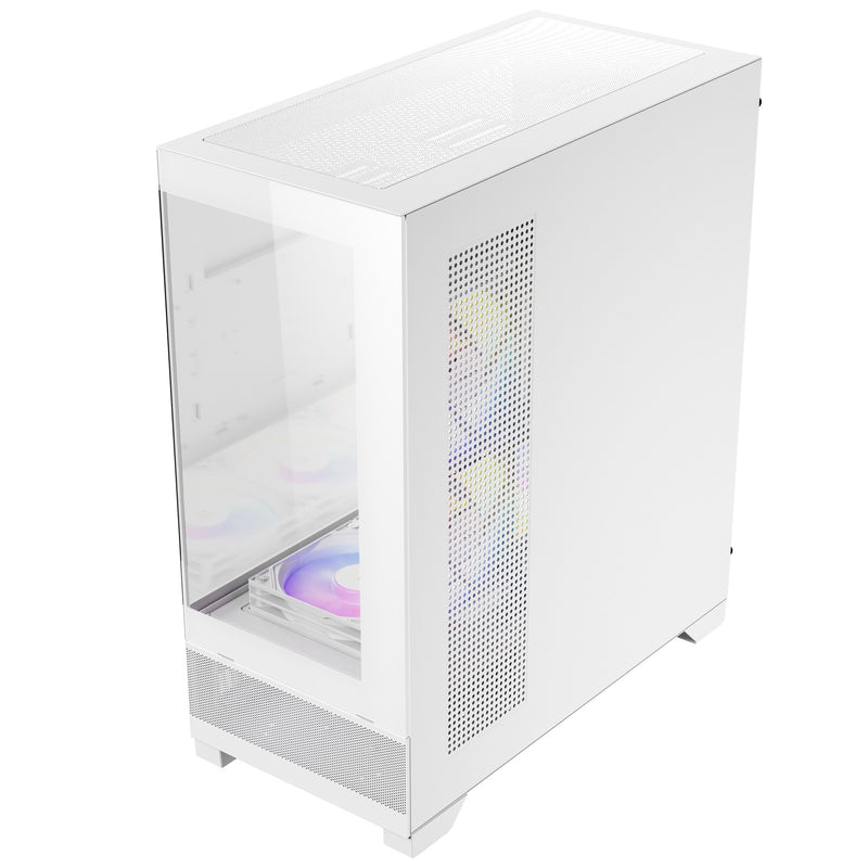 Afbeelding laden in galerijviewer, Antec cx700 elite rgb midi tower behuizing (wit | 2x usb-a | tempered glass)
