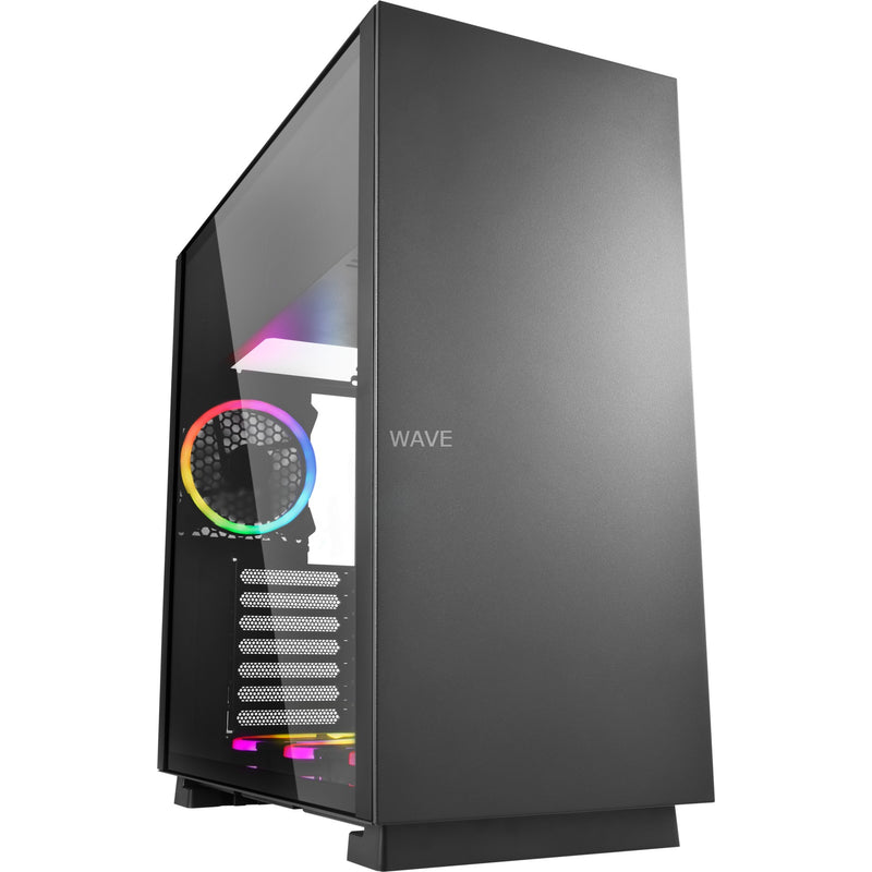 Afbeelding laden in galerijviewer, Sharkoon pure steel rgb midi tower behuizing (zwart | 2x usb-a | rgb | window)
