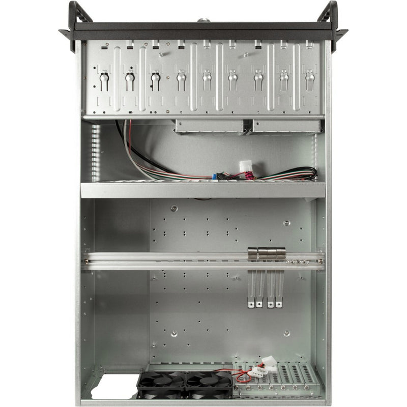 Afbeelding laden in galerijviewer, Inter-tech 4u 4129l rack behuizing (zwart | 2x usb-a)
