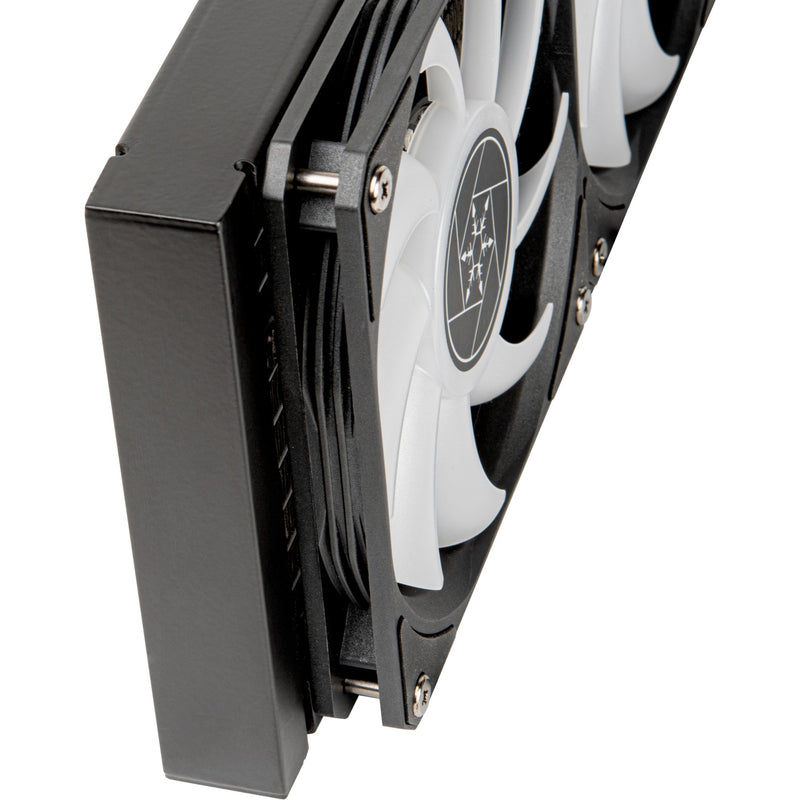 Afbeelding laden in galerijviewer, Silverstone vida 240 slim waterkoeling (zwart)
