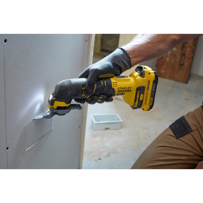Afbeelding laden in galerijviewer, Stanley sfmce500d2k fatmax® v20 accu multitool 18v 2.0ah in koffer
